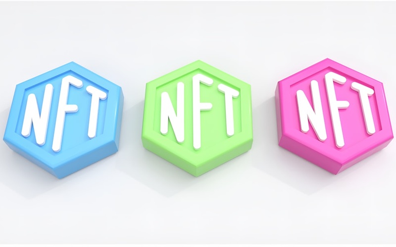NFT marketplace interface showcasing digital art collections and active trading community